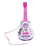 Electric Guitar,Sanmersen 4 Strings Music Kids Electric Guitar Children Musical Instruments Educational Toy for Toddler (Pink)