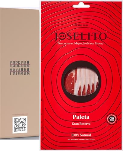 Sobre Joselito Paleta GR - Envío 24 h - Blíster Regalo del mejor Jamón del Mundo Loncheado - Enviado por Cosecha Privada - Sobre Paleta Loncheada Gran Reserva