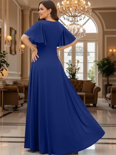 Image of KOH KOH Womens Long Elegant Bridesmaid Evening Cocktail Modest Maxi Dress