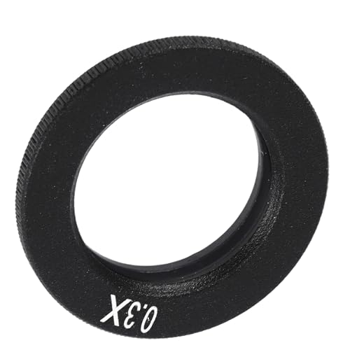 Lente objetivo para microscopio monocular 0,3X que mejora el campo visual 5