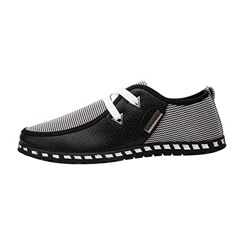 Mocasines para hombre transpirables, el calzado tejido ideal para la conducción diaria