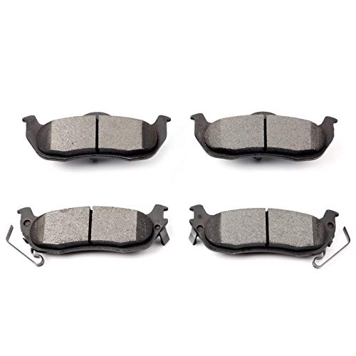 Image of Rear Brake Pads, ECCPP D1041 Pads Kits For Jeep For Grand Cherokee 05-10 | 4pcs Ceramic Brake Pads For Infiniti For QX56 04-10,For Jeep For Commander 06-10,For Nissan For Armada,04-15 For Titan 05-15