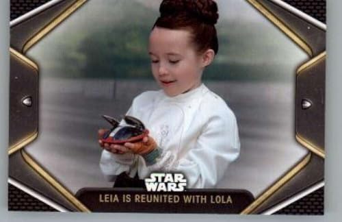 2023 Star Wars Obi-Wan Kenobi #94 Princess Leia is Reunited with L0LA Official Trading Card image 3
