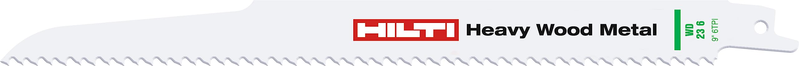 Hilti 2099362 Juego de 9 hojas de sierra de sable SRB (Para tareas de corte en cualquier metal y madera. Hojas bimetálicas)