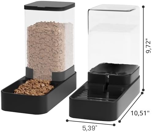 Automatic Cat Feeder and Water Dispenser in Set with — packaging and what arrives in the box