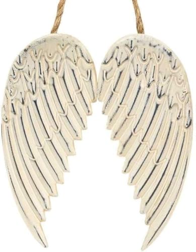 Vintage Glory Angel Wings |10 Inch | Metal Distressed (1 Pair)