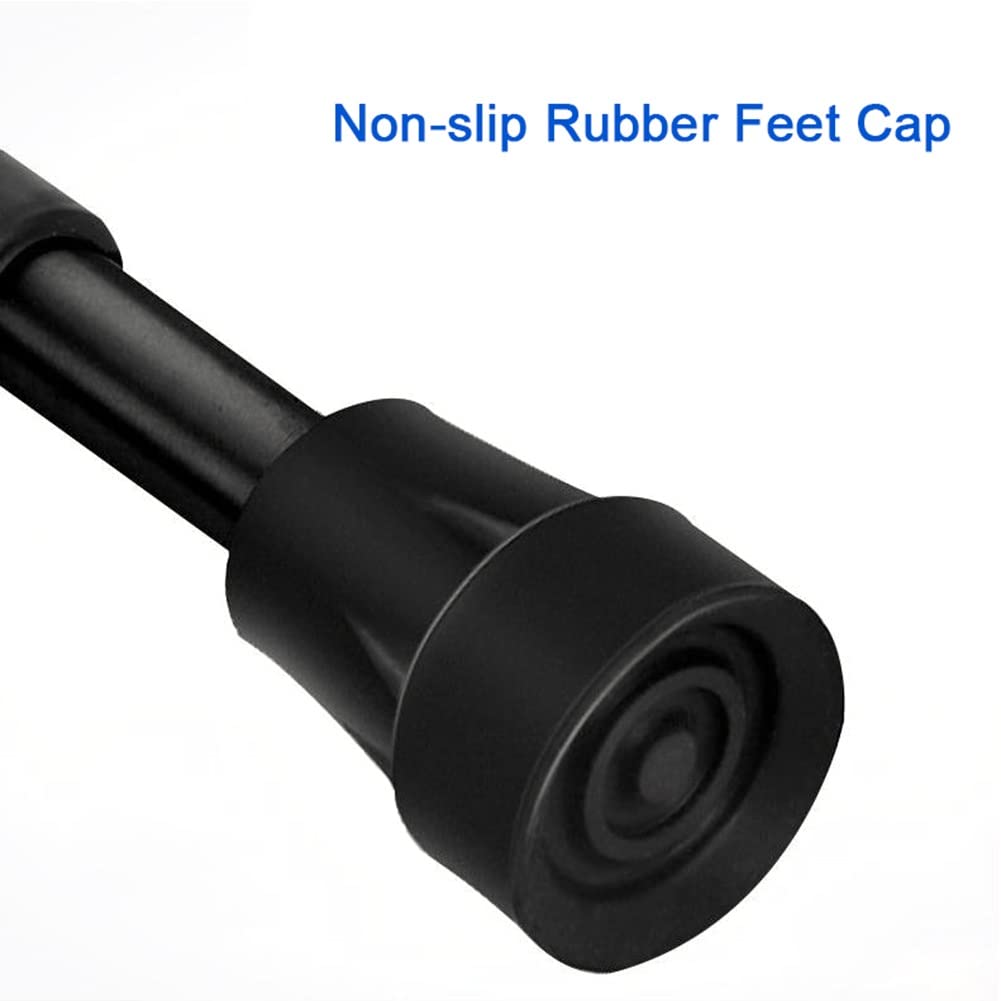 Muletas Plegables para Adultos, Muletas Ligeras de Aluminio para Antebrazo, Muletas de Brazo de Altura Ajustable para Estatura 140-190 cm, 1pair