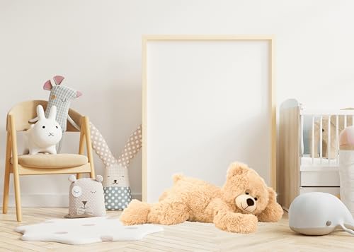 Lifestyle & More Teddybär Kuschelbär Schlafbär 60 cm lang Plüschbär Kuscheltier samtig weich