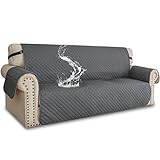 XINEAGE Reversible Sofa Cover Waterproof Couch Covers for 3 Cushion Couch, Slipcover with Non Slip...