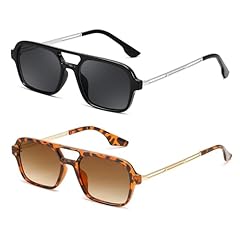 2 Pack - Leopard/Tea + Black/Grey