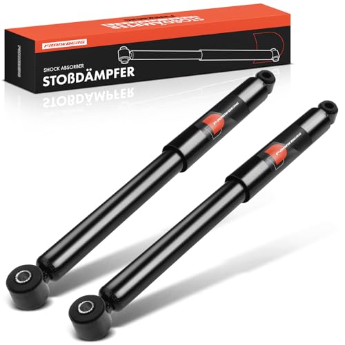 Frankberg 2x Shock Absorber Strut Rear Left Right 537mm Gas pressure Compatible with NP300 Navara D40 NP300 Navara Platform/Chassis D40 Replace# 56200EB30A