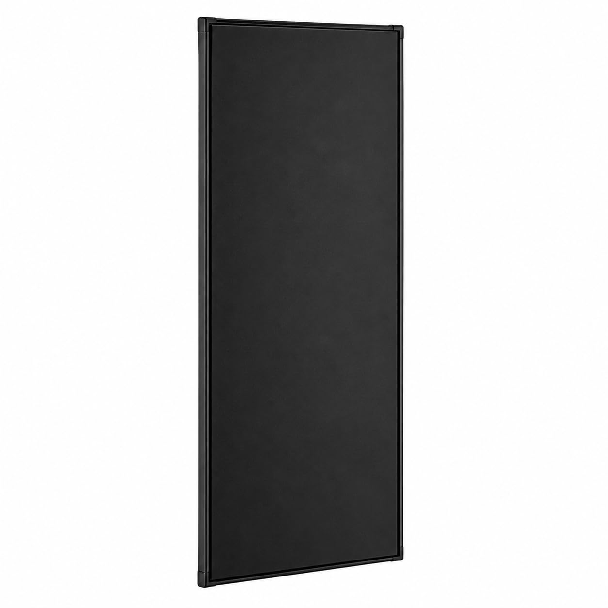 Steel Urinal Partition with Mounting Kit for Restrooms, Silver, 24" x 48"