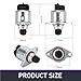 waswale 2 PCS Car Throttle Position Sensor + Idle Air Control Valve, Sensor OE 17113625 Control Valve OE 17113598, Retrofit Parts for Buick Chevrolet (Silver & Black)