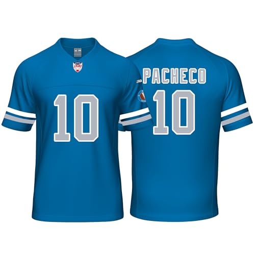 Isiah Pacheco Jersey Mens/Women/Youth Football Stitched T-Shirt for Sports Fan Blue No Brand/Logos