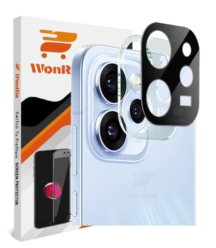 Image of WonRia Pack 1- Back Camera Lens Protector for Oppo Reno 15C 5G Camera Glass Protector Guard [3D Premium] - Black