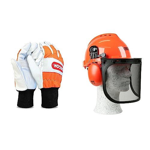 Oregon Chainsaw Gloves, Left-Hand Protection, PPE Clothing, Orange – Large (Size 10) (91305L) &...