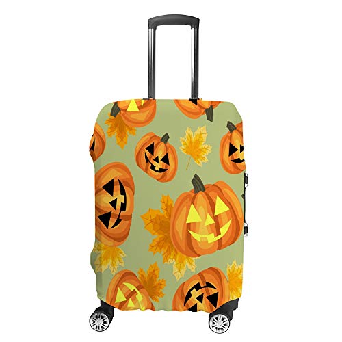 Housse de valise voyage citrouille pour protéger vos bagages en vacances