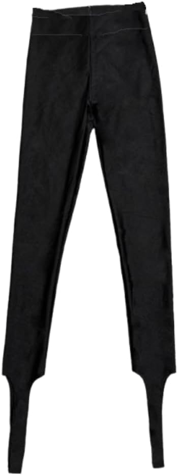 AIDAYOU Stirrup Glossy Leggings Shiny