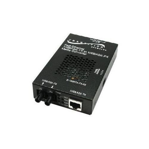 Transition Networks E-100BTX-FX-05-NA Fast Ethernet Stand-Alone Media Converter