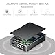 Mini UPS mit Gigabit POE für Router, Modem, Überwachungskamera, Eingang AC Ausgang 5V USB 12V DC und 48V POE (1000Mbps)