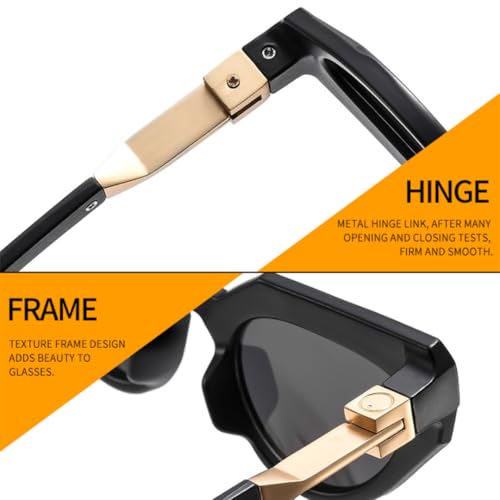 Lunettes de soleil œil de chat léopard de luxe avec verres dégradés géométriques rétro