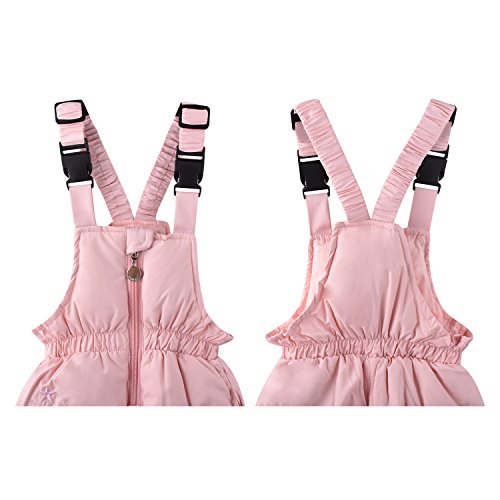 image for ZOEREA 2 Piece Unisex Kids Girls Snowsuit Hooded Puffer Jacket Snow Pa