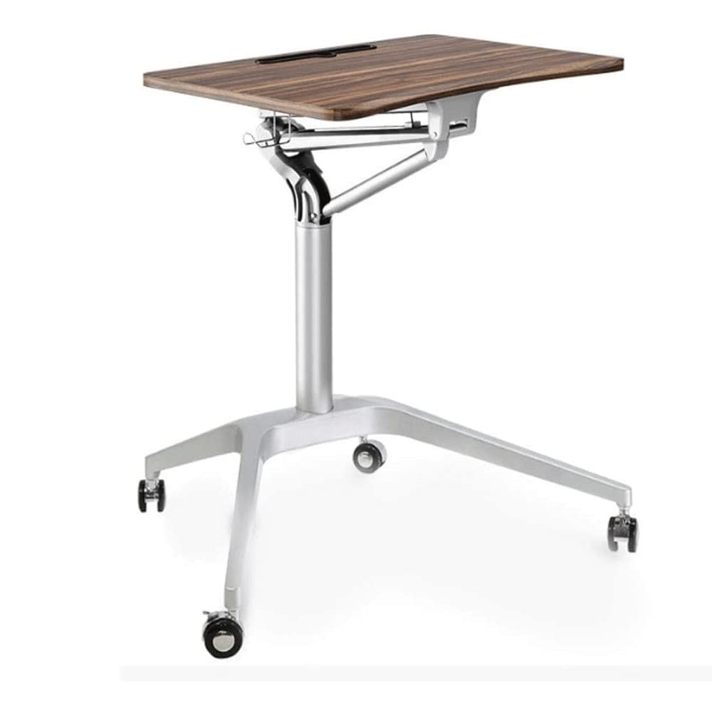 Height Adjustable Mobile Laptop Stand Desk Rolling Cart Height Adjustable from