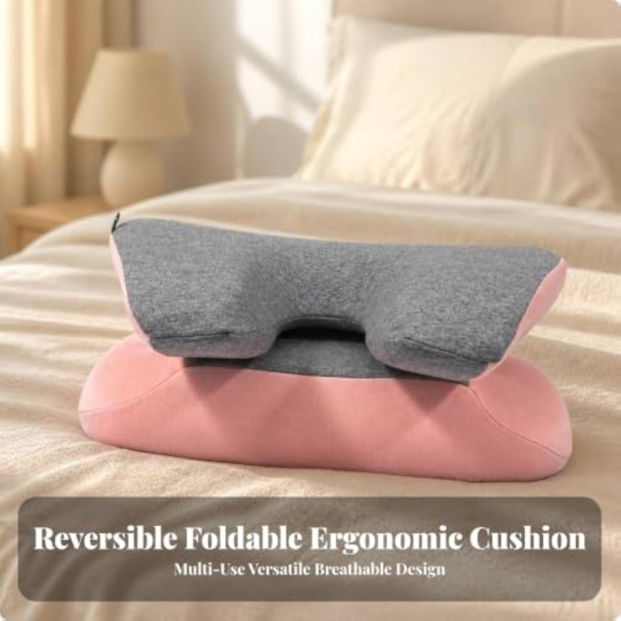 Ergonomic Memory Soft Rest Pillow, Travel Essential