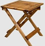 TABLE BASSE JARDIN BOIS MAIKO Table Basse Bois Pliante Pliable DESSERTE Jardin Plage TERRASSE Jardin