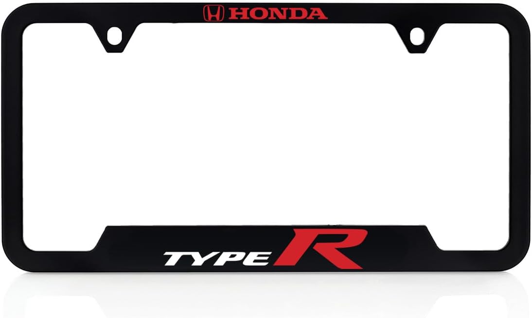 Honda Type R UV Printed Metal License Plate Frame