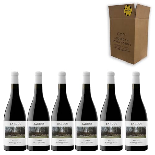 Bardos Reserva - Ideal para Maridar con Carne y Comida Mediterránea - Pack 6 Botellas 75cl