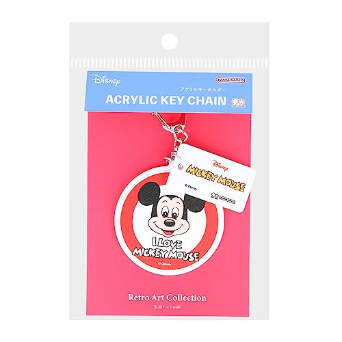 [サンスター文具] ディズニー キーホルダー 2連アクリル レトロコレクション ミッキー A柄 S8346100