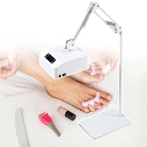 HCAUYNN LáMpara De Curado De Esmalte De Gel para UñAs, 4 Modos De Tiempo: 15/30/60/90 S, Sensor Inteligente De Inicio/Parada, Soporte Ajustable, para UñAs De Pies Y UñAs De Manos.