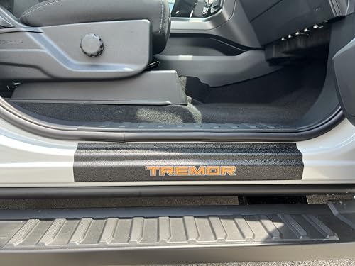 TufSkinz | Door Sill Protection Overlays - Compatible with 2021-2025 F-150 Tremor