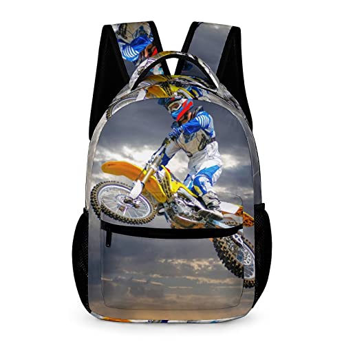 Sac à dos scolaire moto cool pour le collège et les sorties de loisirs