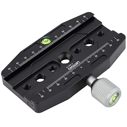 Pince à dégagement rapide de 110 mm, pinces de fixation pour appareil photo compatible avec plaque QR Arca Swiss pour trépied, rotule et tête de monopode