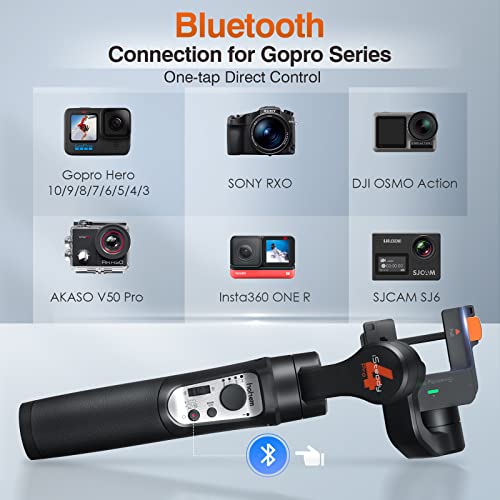 Hohem ISTEADYPRO 3-Axis Gimbal Stabilizer For Gopro 10/9/8/7/6/5 Osmo Action Camera Handheld Gimbal Tripod Mount Ipx4 Splash-Proof Bluetooth Control For Yi Cam, Insta 360, Sony Rx0 – Hohem Isteady Pro4 thumb #6