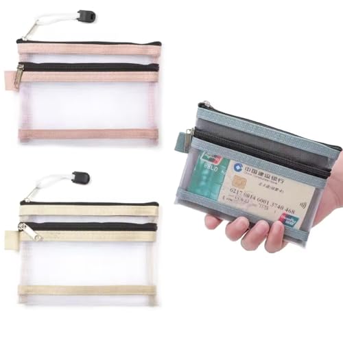 Dual-Zip Travel Document Cases