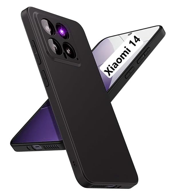 COBERTA Back Cover for Xiaomi 14 Back Cover Case - Black Silicon (B0CYSRQ518) Amazon Price History, Amazon Price Tracker
