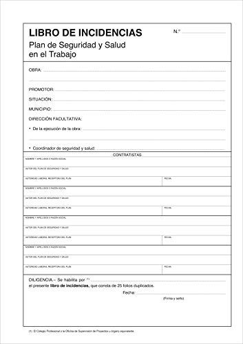PAQ, 3 Bücher für Sicherheit und Gesundheit, A4, 25 Blatt doppelt belegt und nummeriert.