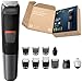 Price comparison product image Philips 11-in-1 All-in-One Trimmer, Series 5000 Grooming Kit for Beard, Hair and Body with 11 Attachments, Nose Trimmer, Self-Sharpening Metal Blades, UK 3-Pin Plug - MG5730/35, Black - 2022 Version