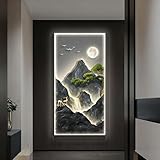Iluminación LED: Este colgante de pared iluminado cuenta con una fuente de luz LED integrada de bajo consumo, que proporciona un efecto de iluminación cálido y suave. Su diseño sin parpadeos también es agradable a la vista. La luz no solo resalta los detalles tridimensionales de esta creativa lámpara de pared decorativa china, sino que también crea un ambiente cómodo y relajante, añadiendo un toque de sofisticación y elegancia a su espacio.