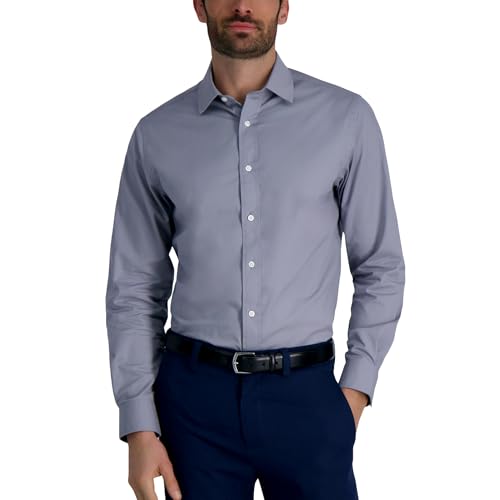 Chemise habillée ajustée performance fit slim fit homme Haggar