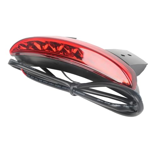 Feu arrière LED moto rouge à haute visibilité et bords coupés pour XL 883 1200