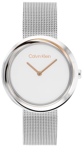 [カルバンクライン] 腕時計 TWISTED BEZEL 25200011 レディース シルバー