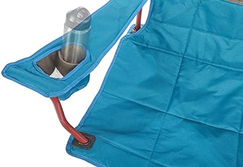 Canyon Brown Folding Camping Chair with Arms and Steel Frame