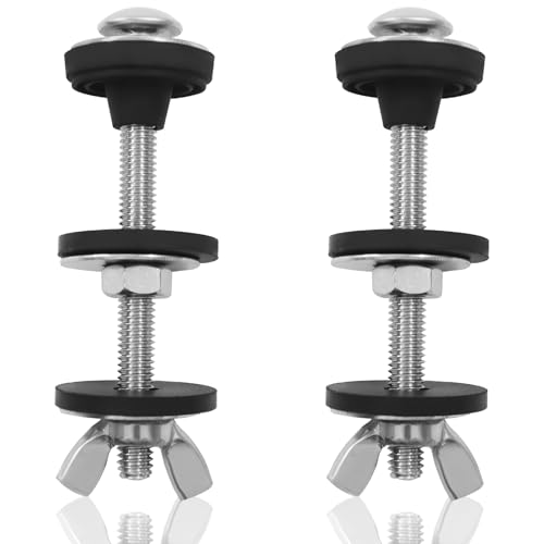Aoserge 2 pcs M6 Universal Toilet Tank to Bowl Bolts Kit