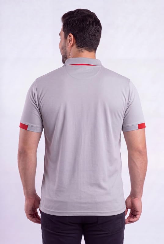 Image of EPPE Men's Plus Size Polo T-Shirt |Regular Fit, Stretchable Micropolyester Half Sleeve T-Shirt for Men|Casual & Sports Wear