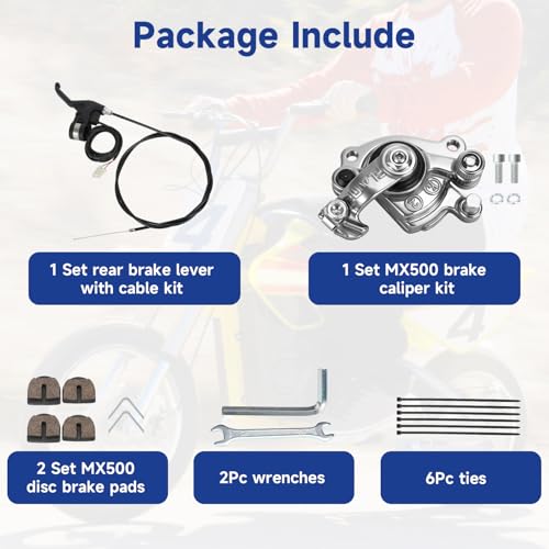 SHIQINHA Brake Lever Kit & Brake Caliper for Razor MX500 MX650 Dirt Bike by SHIQINHA - Used condition - Image 9