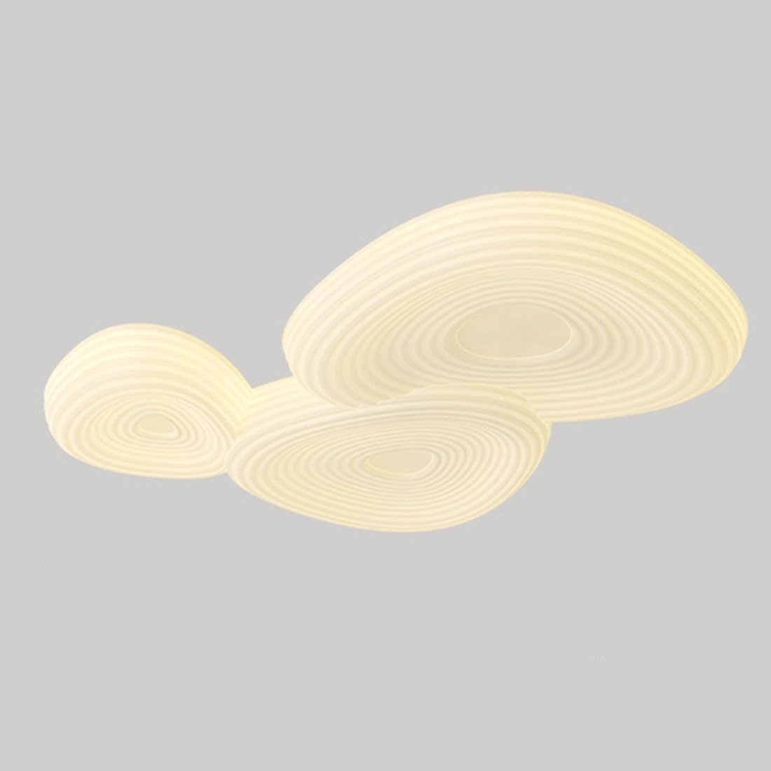 Plafonnier simple blanc crème à spectre complet contre la fatigue visuelle
